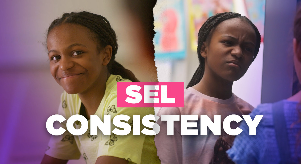 Visual explaining inconsistent implementation as the main reason Social Emotional Learning programs fail in schools